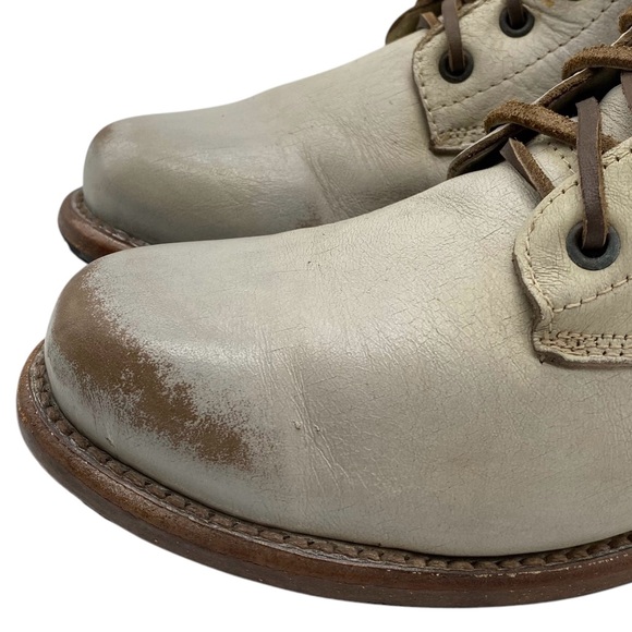 Freebird by Steven Womens Boots Manchester Combat Boots Sz 10 Distressed Leather - Picture 4 of 16